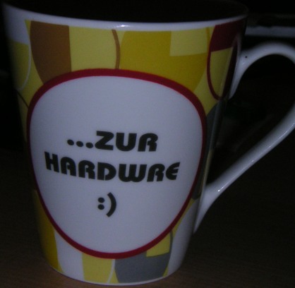 Rückseite der Tasse: