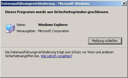 dateiausfuehrungsverhinderung
