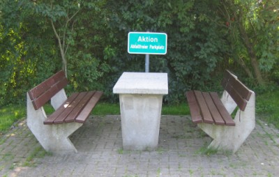 abfallfreier Parkplatz